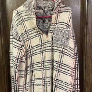 Plus Size fuzzy sweater